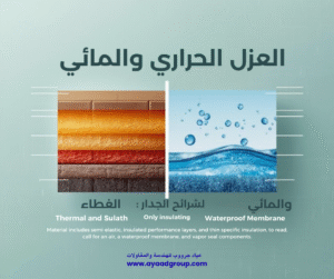العزل الحراري والمائي