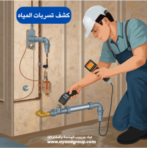 كشف تسربات المياه