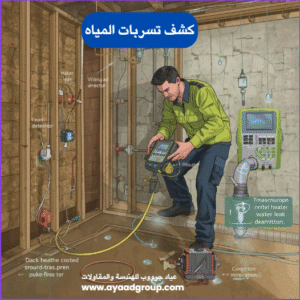 كشف تسربات المياه